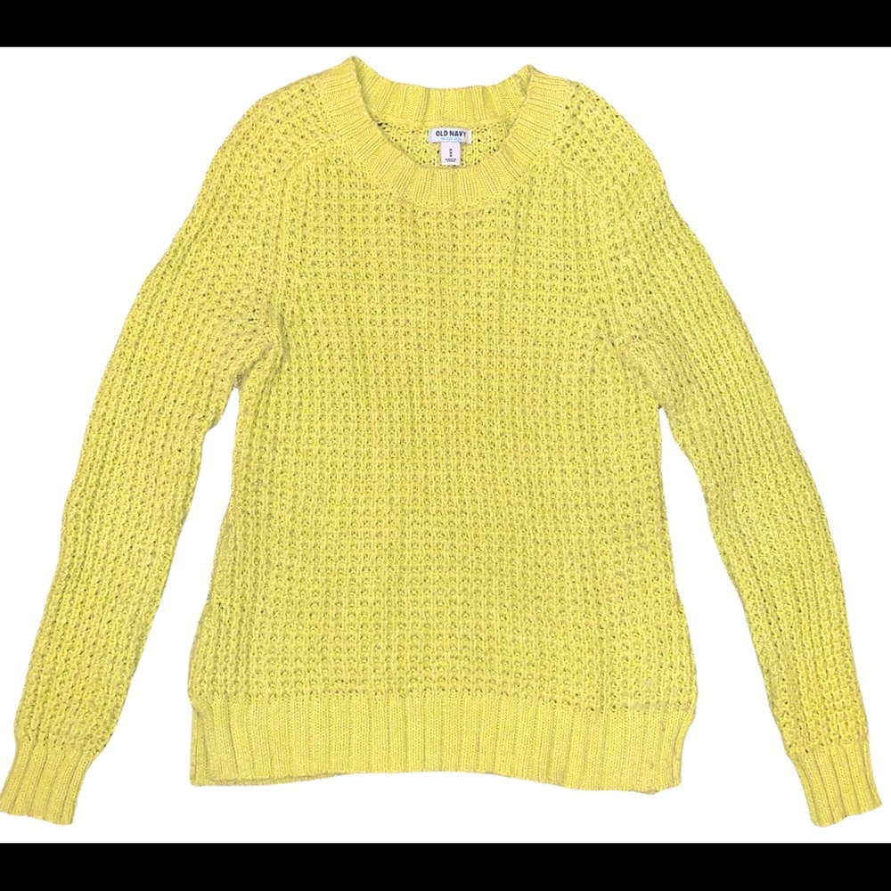 Old Navy Lemon color Sweater Size M